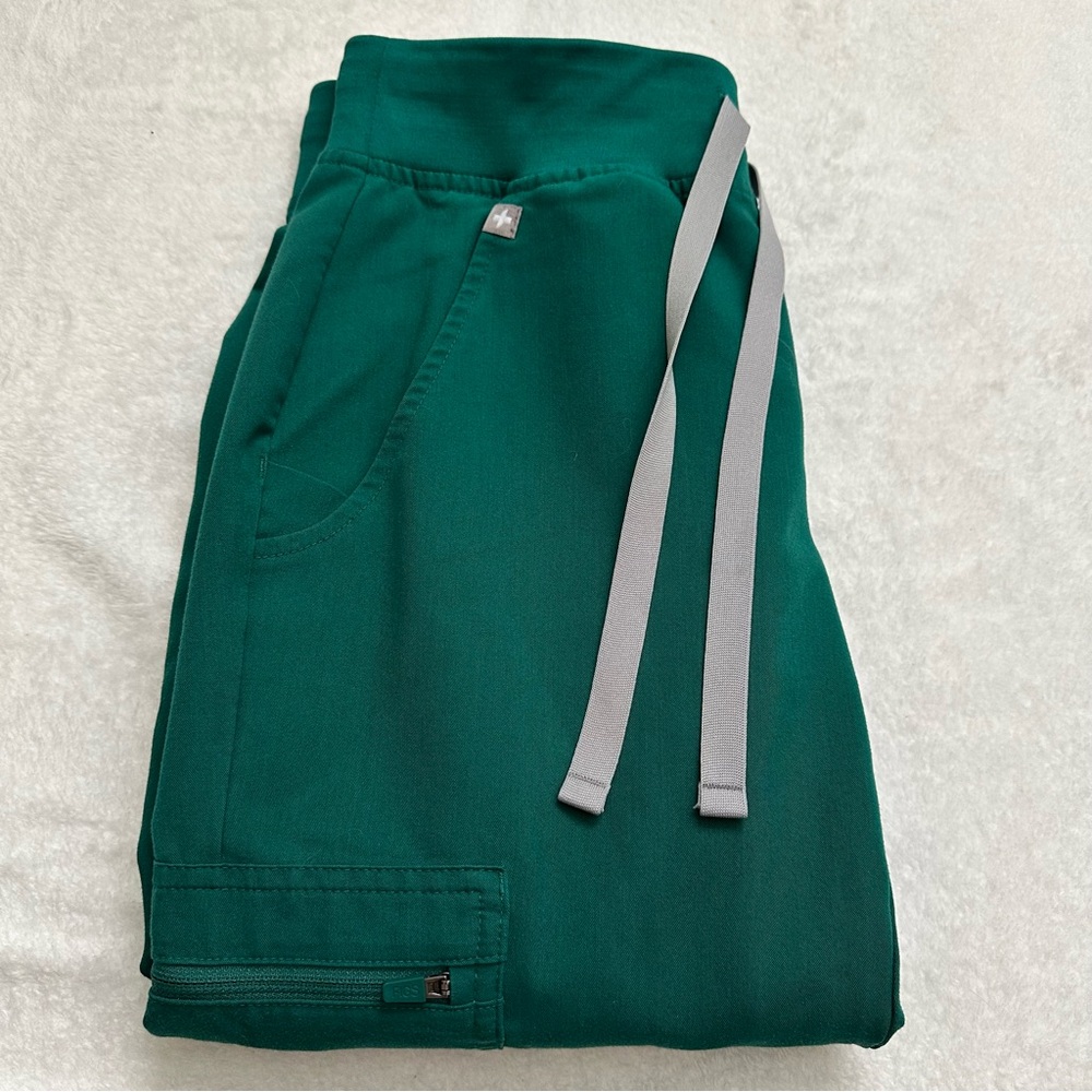 FIGS Zamora Jogger Scrub Hunter Green Pants XXS Regular